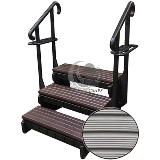 3 Tier Spa Steps - Grey