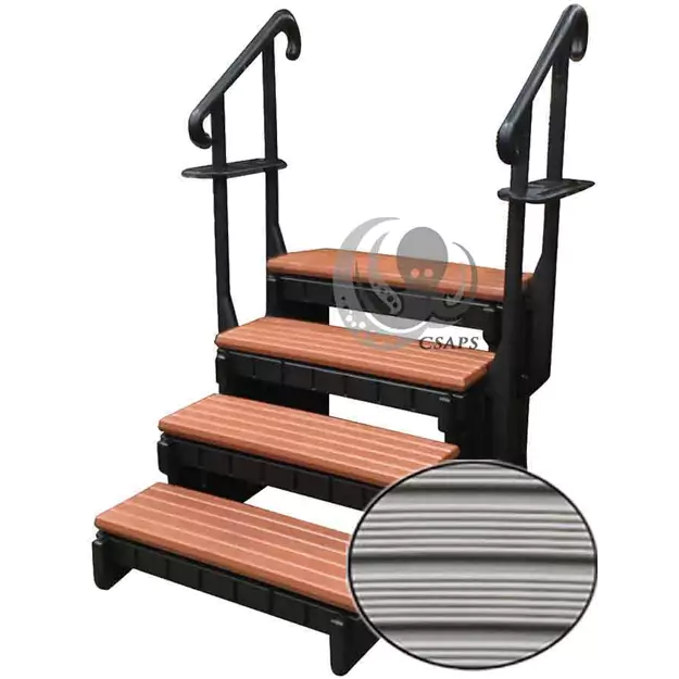 4 Tier Spa Steps- Grey